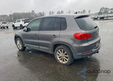 2014 Volkswagen Tiguan S из США, поврежденный, VIN WVGAV3AX2EW544793